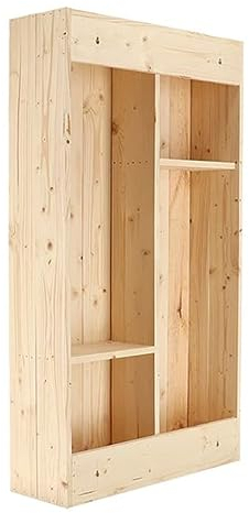 Esschert Design Wand-Bartisch mit Klappbarer Ablage L Natur
