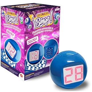 Bizak Electrobingo, elektronisches Bingo mit Sound, Familienspiel, zum Spielen mit Freunden, Geschenk für Kinder ab 4 Jahren (61832162)