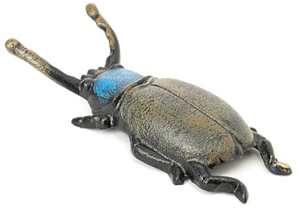 Sungmor Cast Iron Beetle Statue Boot Jack, Vintage Heavy Duty Boot Puller, Cowboy Boot Remover Helper, Rustic Shoe Jack Remover for Work Boots, Garden Boots, Home and Garden Decor Statue