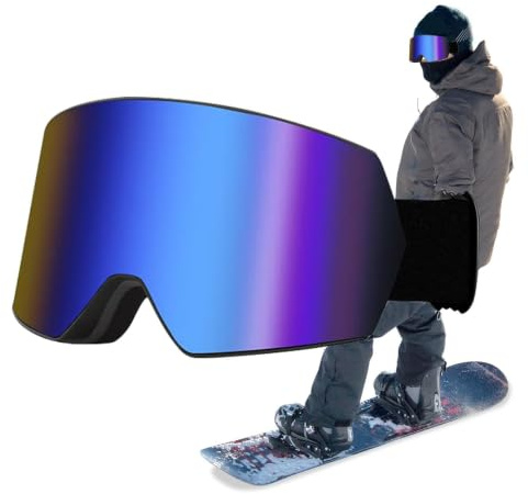 Snöskidglasögon,Snowboardglasögon | Skid-/snowboardglasögon | Vindtäta dubbellagers skidglasögon Snowboardglasögon för män, kvinnor, vuxen, ungdomar