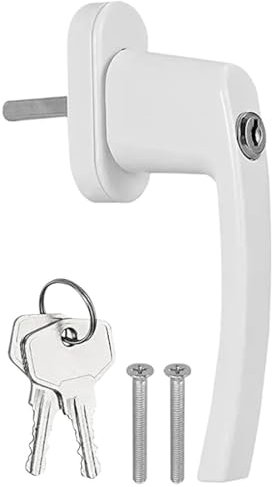 ZGXNYI Manilla para Ventana 1 manija de Ventana con Llave Universal con Cerradura y Doble acristalamiento de UPVC, manija for Puerta de balcón Manilla De Ventana Puerta Universal
