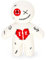 Legami - Anti-Stress-Spielzeug, Thema Ex, Material aus Polyurethan, 11,3 x 14,8 x 13,5 cm