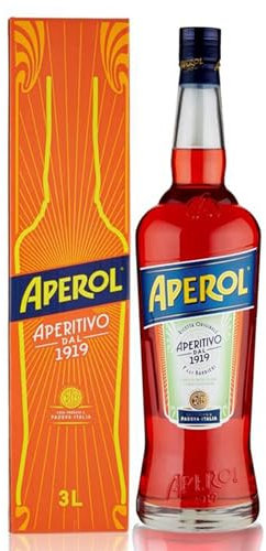 Aperol Aperitivo, 11% - Aperol Spritz – Italiens Nr. 1 Cocktail, 1 x 3 L - XL Flasche - das Original