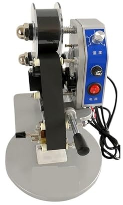 Máquina de estampación Máquina De Estampación En Caliente, Impresora Codificación Fecha Por Transferencia Térmica Para Marca Registro Número Lote Papel para cuero, tela, madera
