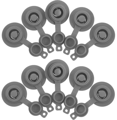 BESPORTBLE 10 Pezzi Valvola Dell’aria in Tpu Molla per Materasso ad Aria e Cuscino Gonfiabile da Campeggio, Tappo di Ricambio Ermetico per Cuscino da Viaggio, Accessorio per