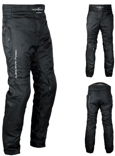 A-Pro Pantaloni Donna Moto Cordura Protezioni CE Sfoderabile Impermeabile Donna 32