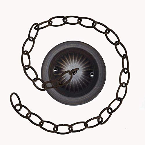 Tin Star Lights (Ceiling Plate and Chain, Tin Ceiling Plate)
