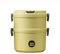 JIAYING Thermos per Alimenti,1/2/3 Capas Caja Bento de Acero Inoxidable, Recipientes para Comida Aptos para Microondas,para Estudiantes Trabajadores,3 Colores ( Color : Yellow , Size : 1700ml )