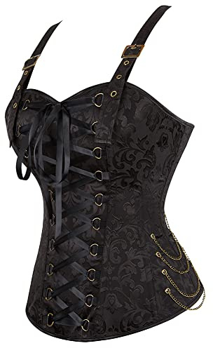 Hengzhifeng Corsetto Fashion Donna Gotico Bustino Corsetti Carnevale
