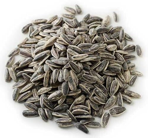 Roasted and Salted Sunflower Seeds in Shell 1kg – Whole Dry Oven Roast Salt Savoury Salty Pipas Black Unshelled with Shells - Large Bulk - for Human Consumption to Eat (Packaging May Vary) PURIMA