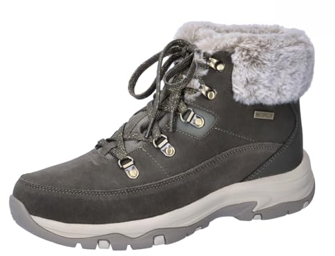 Skechers Women's Trego Ankle Boot, olivgrün, 38 EU