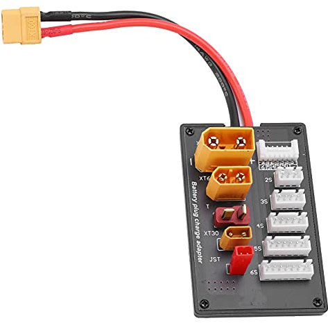 Multi Parallel Charging Board, XT60 2S‑6S Lipo Battery Parallel Charging Board Lipo Balance Charging Board for XT90 XT60 XT30 JST T