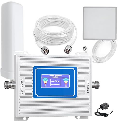 Amplificador de Cobertura movil 2G 3G 4G Repetidor de señal (Band3/20-800/1800mhz)