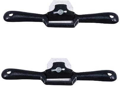 DIYEAH 2piezas Afeitado De Radios Ajustable Unidades Base Plana Metal Tallador De Madera