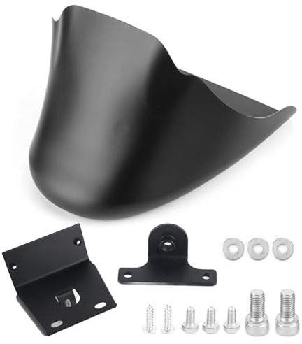 Ejoyous Motorcycle Front Spoiler Chin Fairing Kit for 883 2004-2019 with ABS Plastic Scooped Design Easy Installation