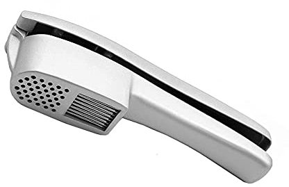 Garlic Crusher 2 in 1 Garlic Press Crushing Machine and Garlic Slicer with Silicone Tube Roller Peeler Cleaner Brush Garlic Press (Color : Garlic Press)