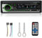 4.1in Single DIN Car Stereo Receiver, USB 2.0 CD Car Stereo Receiver, AI Voice Control, LED Display, BT 4.0 Hands Free Car Radio
