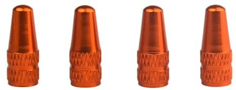 Domasvmd 4 Stück Fahrradreifenventile Vorbaukappen Aluminiumlegierung Fahrrad-Ventile Kappen Luftstaubkappen Ventilkappen Fahrrad Reifen Luft Staub Vorbaukappen Reparaturwerkzeuge