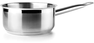 IBILI - Casserole inox Ebbe 14 cm, acier inoxydable 18/10, convient pour induction, Argent