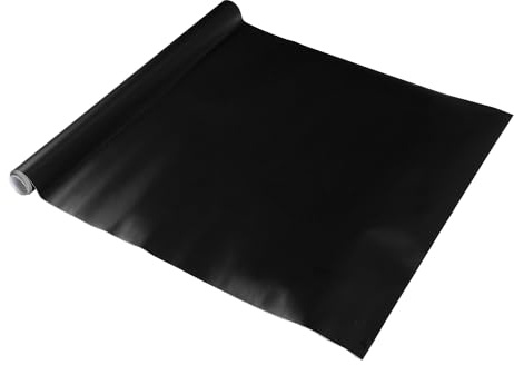 Motoforti universell bilfilm vinylhölje 0,4 m x 59,84 tum skyddande PVC matt svart 1 st