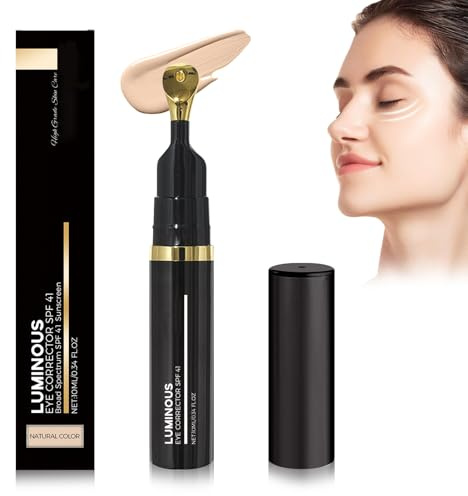 Correction des yeux - Correction de couleur pour cernes sous les yeux - Stylo correcteur hydratant de couleur pêche - Crème pour les yeux anti-âge teintée (jaune, M)