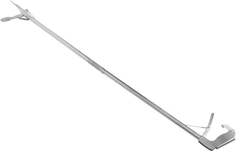 SOIMISS Raccoglitore Pieghevole in Acciaio 118 CM per Anziani e Disabili Pinza di Presa Durevole per Ausilio Quotidiano e Raccolta Rifiuti Strumento Pratico per Casa e Assistenza