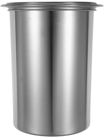 OUNONA Cubo de Basura Empotrado para Cocina de Acero Inoxidable con Tapa Abatible, Juego de 3 Piezas para Encimera, Papelera de Escritorio Integrada para Hogar, Oficina y Restaurante
