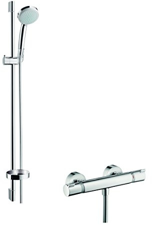 hansgrohe Thermostatset Croma 100 (0,90m, 4 Strahlarten) Chrom