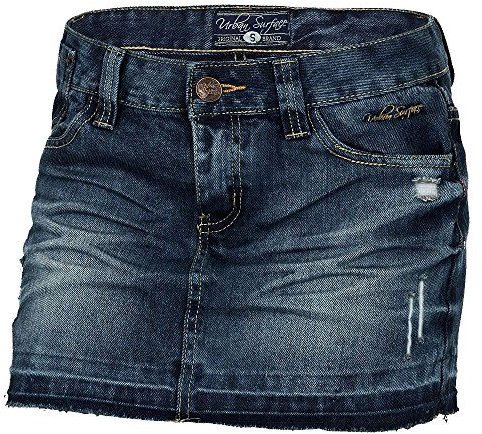 Urban Surface Damen Jeansrock Minirock D8707E52650AI37LE LUS-034 Dark Blue Denim M