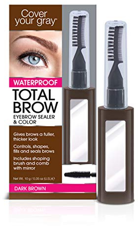 Cover Your Gray Total Brow Eyebrow Sealer and Color - Dark Brown