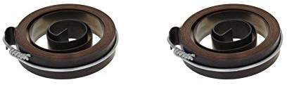MroMax 36 x 8 x 0,8 mm borr tryck returfjäder, fjäderfoder returspole fjädermontering 2 st