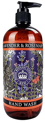 Royal Botanic Kew Gardens Hand Wash Liquid Soap 500ml Prabens and SLS Free (Lavender & Rosemary)
