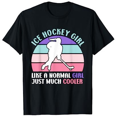 Ice Hockey Girl Eishockey T-Shirt
