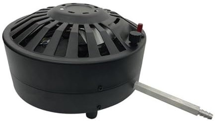 Brasero de Gas - Heliox - Bajo Consumo - Encendido rápido - Gran Capacidad calórica - Compatible con Propano, Butano y Mixtos - Potencia 1.1 kW - Sistema ODS y Apagado Automático - Compacto y Seguro