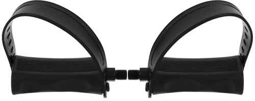 OSOLADY Ersatz-fahrradpedale Heimtrainer-Pedale Mit Verstellbaren Riemen Für Drinnen Und Draußen