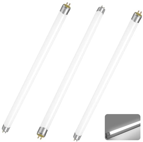 3 Pezzi Tubi Fluorescenti T8 18W, Tubo Fluorescenti 18W T8 600mm, Bianco Freddo 6000K, 220V Tubi CFL G13 1400LM, Nessuno Sfarfallio, Luce a Risparmio Energetico per Luci di Emergenza, Cucina, Bagno