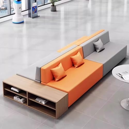 KIBONCY Contemporary Sofa Group, Modular Lounge Seating with Abstract Design for Creative Spaces, Ideal for Waiting Areas, Studios, and Modern Office Decor(D)