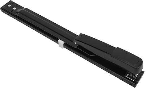 Naroote Long Arm Stapler, Premium Metal Heavy Duty Desk Stapler, Adjustable Stapling Depth Tool with 20 Sheets Capacity, Ideal for Office, School, Home & Business