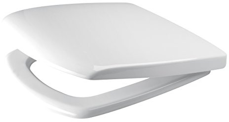 Cornat WC-Sitz RIMINI, weiß / Toilettensitz / Toilettendeckel / Klodeckel / WC-Deckel / Absenkautomatik / Duroplast / KSRIMSC00