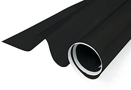G Greenfilm Static Cling 5% Dark Window Tint for Residential and Automotive - DIY Non-Adhesive, UV Protection, Sun Blocking, Heat Control, Removable, Renter-Friendly Window Cling Film (36 x 82)