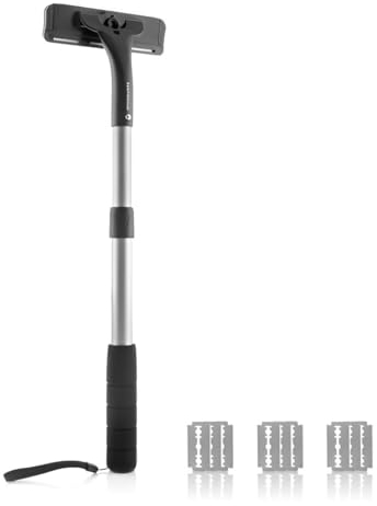 Rasierer für Rückenhaare mit Verlängerung | Für Rücken und Körper mit ausziehbarem Griff | Rückenrasierer, Rückenhaar-Rasierer, Rückenhaarentferner für Herren