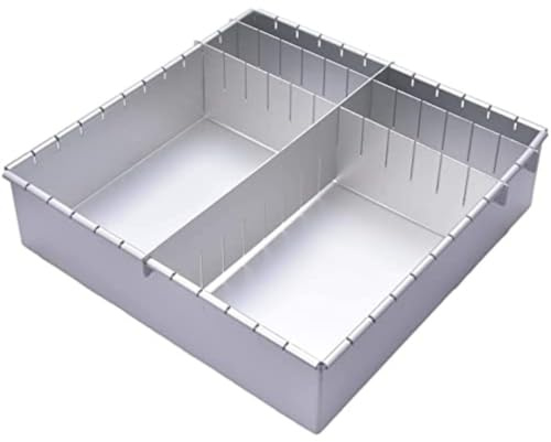 XzhixiangKing Molde ajustable para tartas, molde cuadrado de aluminio para tartas, multifunción, herramienta de marco para hornear pasteles