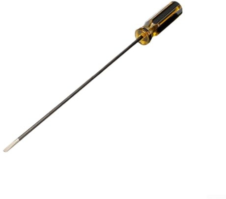 Extra lång 30 cm slitsad och korsskruvmejsel med magnetisk spets för symaskin och bilreparationer med kromvanadiumstål (slitsad skruvmejsel)