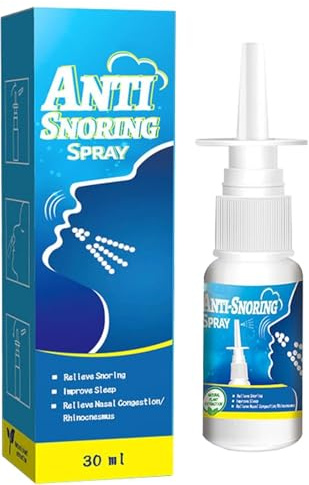 Spray Nasal Contre Le Ronflement，Anti Ronflement Efficace Puissant,Spray Nasal Anti-Schnarch，Dispositifs Anti-Ronflement，30ML 1PC
