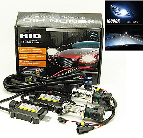 PolarLander 1 Paio Kit Xenon Nascosto CANBUS Faro per Auto Slim Ballast Lampadina allo Xeno Conversione Ballast H4 Temperatura di Colore 10000K