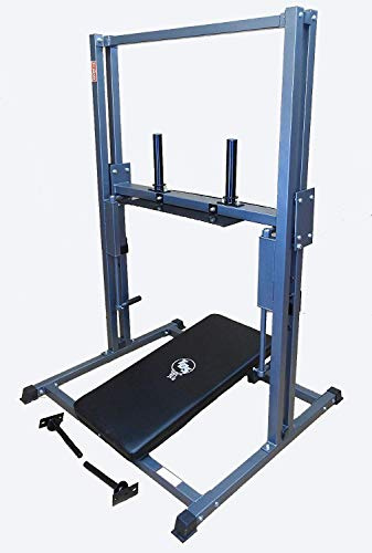 Vertical Premier Leg Press Mc. Great for Flexibility/Strength of low back, Glutes, hamstrings & calve Raises. Carriage mounted on 8 HD rollers.