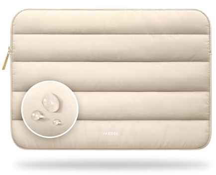 VANDEL Funda Hinchada para Laptop de 15 a 16 Pulgadas para Mujer, Compatible con MacBook Pro 16, Computadora 15.6, HP 15.6, Bolsa de Transporte