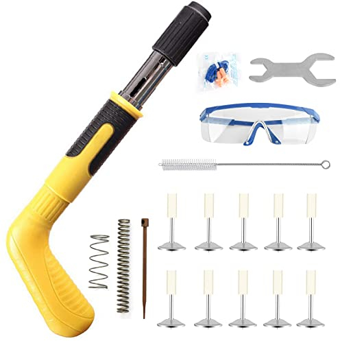 Nagelpistole mit 10 runden Nägeln, Nagelpistole Nagel Nails BolzenschussgeräT Nail Gun Nietwerkzeug Betonwand NagelschussgeräT Nagelpistole