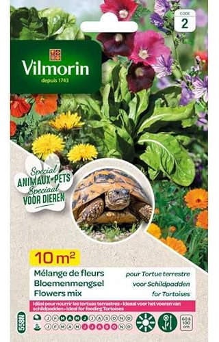Vilmorin - Sachet de graines Mélanges de Fleurs pour Tortues Terrestres 10m²