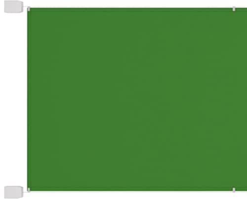 vidaXL Toldo Vertical Mampara Pantalla Protectora Sombra Privacidad contra Viento Patio Jardín Balcón Terraza Verde Claro 60x1000 cm Tela Oxford